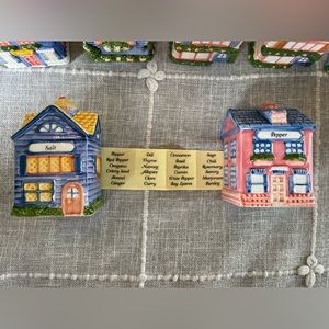 Vintage Avon house village spice set